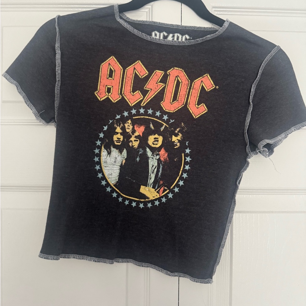 AC/DC Kids Short Sleeve Tee - Black and Red